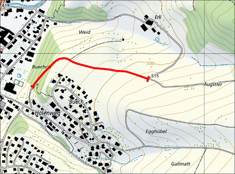 Sperrung Buechweg